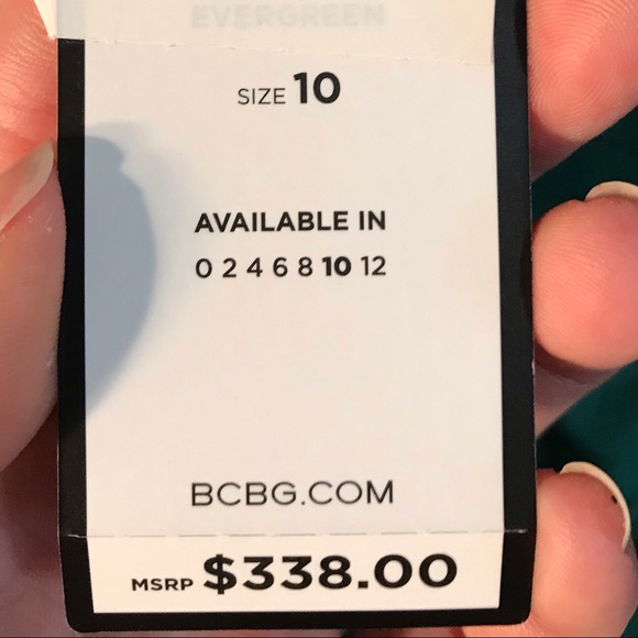 BCBG MaxAzria  Ruched Satin Taffeta Cocktail/Formal Holiday dress - Picture 5 of 5